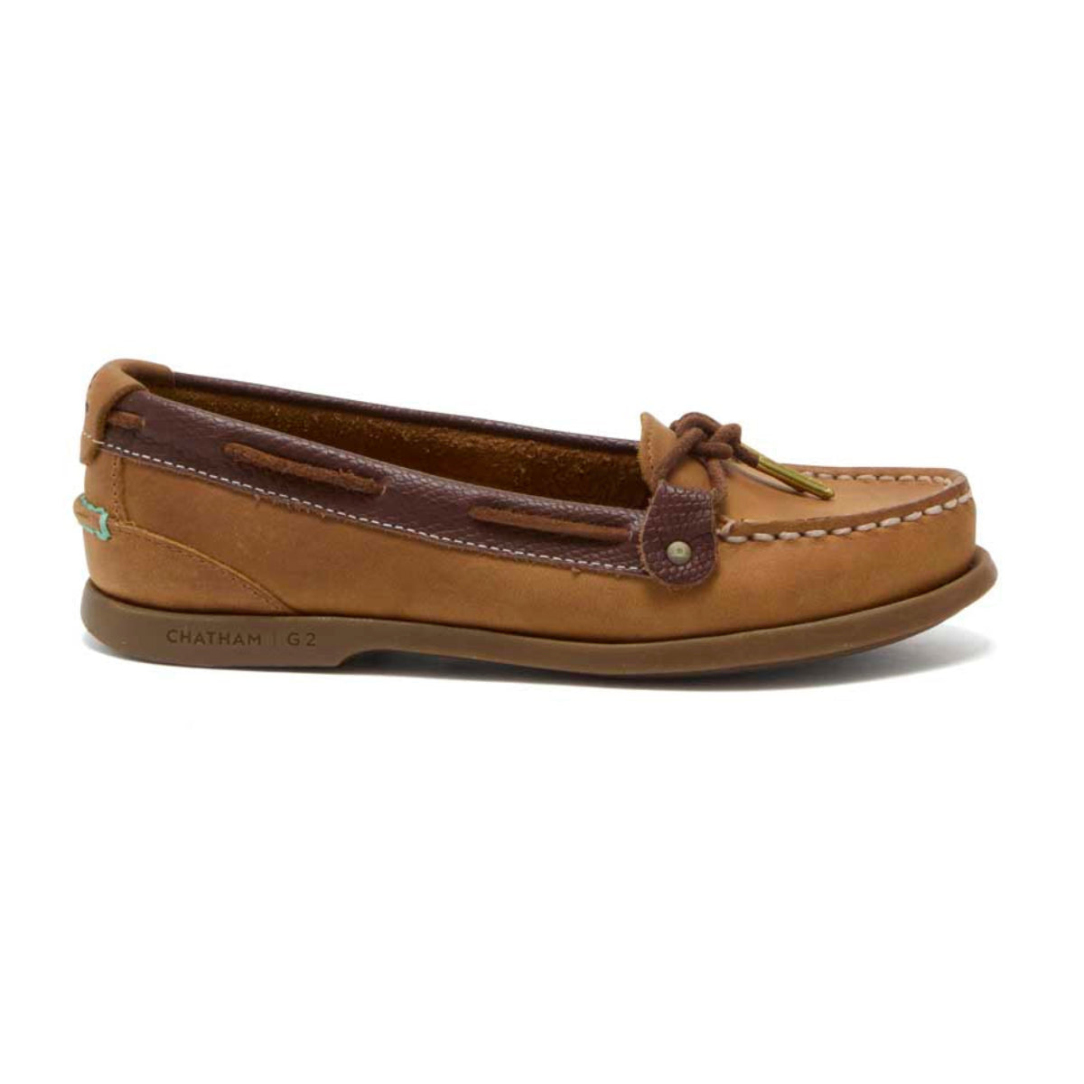 Chatham Rota Lady G2 Women's Deck Shoes - Walnut/Brown Snake - Right Chatham Rota Lady G2 Women's Deck Shoes - Walnut/Brown Snake - Right