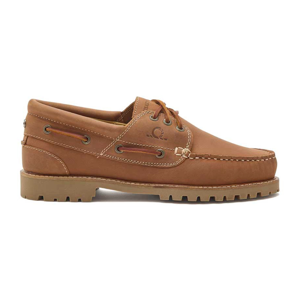 Chatham Sperrin Cleated Deck Shoes - Dark Tan - Right Chatham Sperrin Cleated Deck Shoes - Dark Tan - Right
