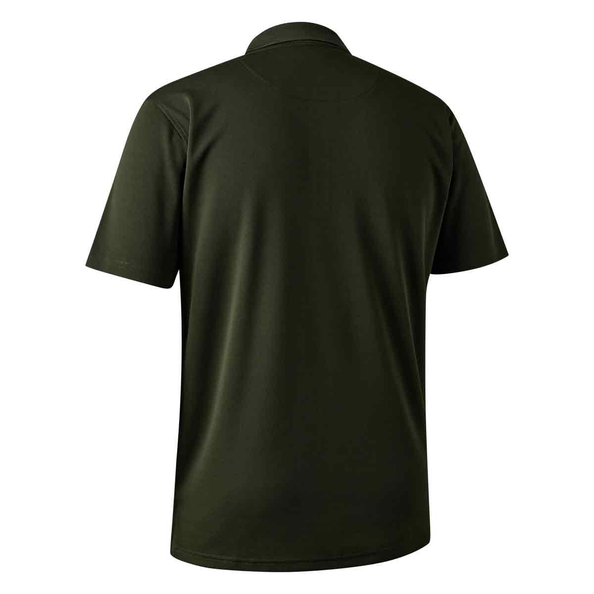 Deerhunter Climate Polo Shirt with 37.5® Technology - back view Deerhunter Climate Polo Shirt with 37.5® Technology - back view