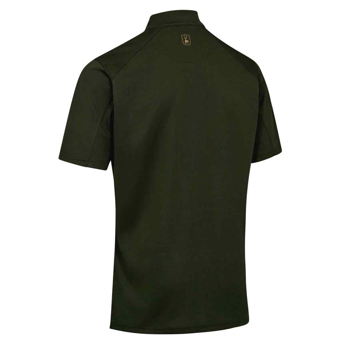 Deerhunter Climate 1/2-zip Short Sleeve T-shirt with 37.5® Technology - back view Deerhunter Climate 1/2-zip Short Sleeve T-shirt with 37.5® Technology - back view
