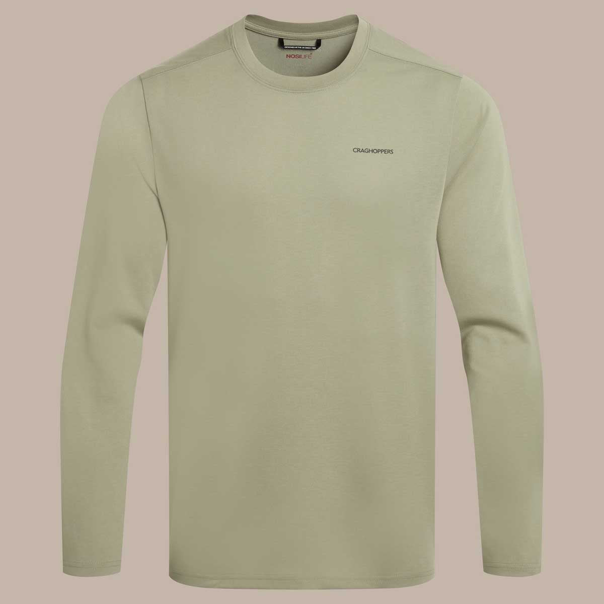 Craghoppers NosiLife Abel Long Sleeved T-Shirt - Bay Leaf Craghoppers NosiLife Abel Long Sleeved T-Shirt - Bay Leaf