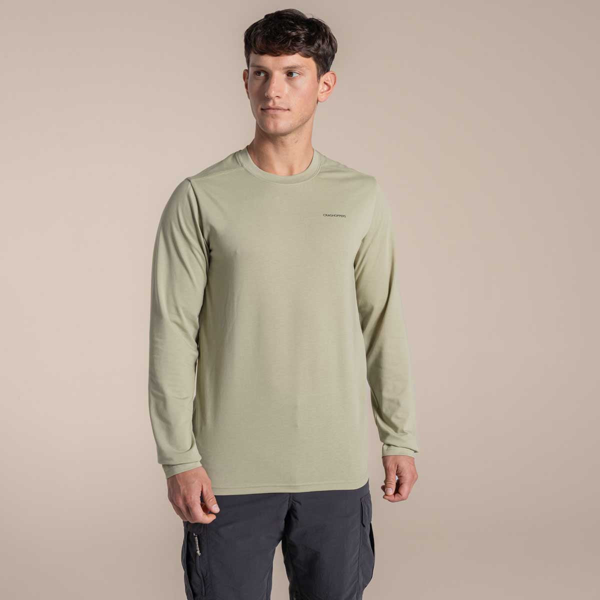 Craghoppers NosiLife Abel Long Sleeved T-Shirt - Bay Leaf Craghoppers NosiLife Abel Long Sleeved T-Shirt - Bay Leaf