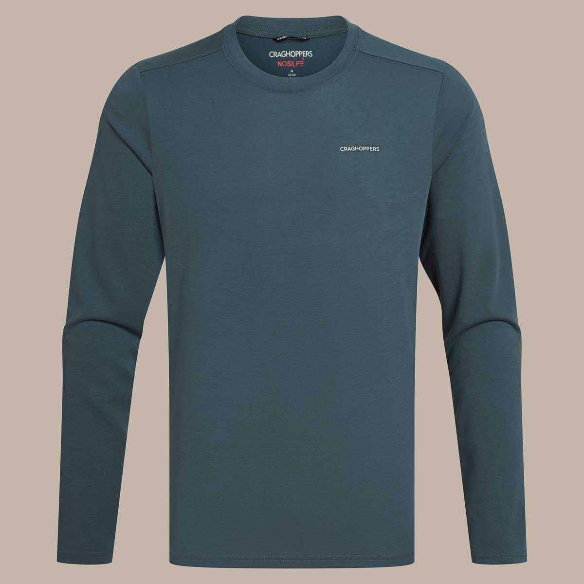 Craghoppers NosiLife Abel Long Sleeved T-Shirt - Blue Stone Craghoppers NosiLife Abel Long Sleeved T-Shirt - Blue Stone