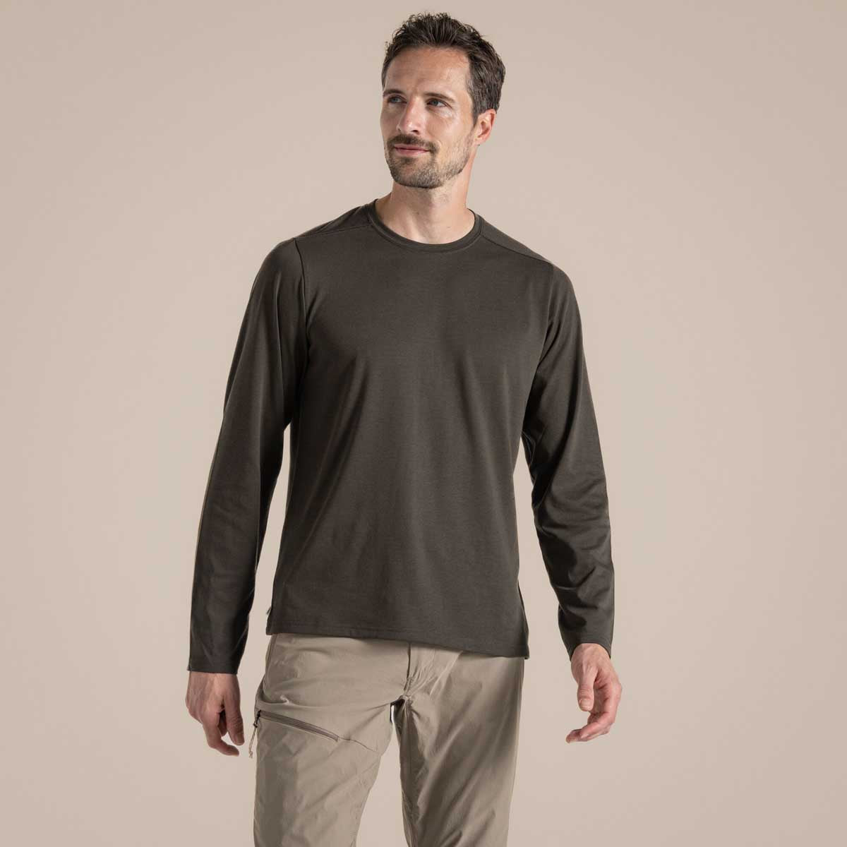 Craghoppers NosiLife Abel Long Sleeved T-Shirt - Woodland Green Craghoppers NosiLife Abel Long Sleeved T-Shirt - Woodland Green
