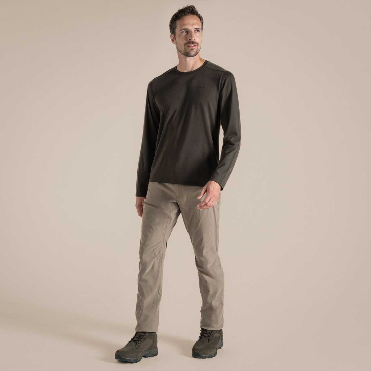 Craghoppers NosiLife Abel Long Sleeved T-Shirt - Woodland Green Craghoppers NosiLife Abel Long Sleeved T-Shirt - Woodland Green