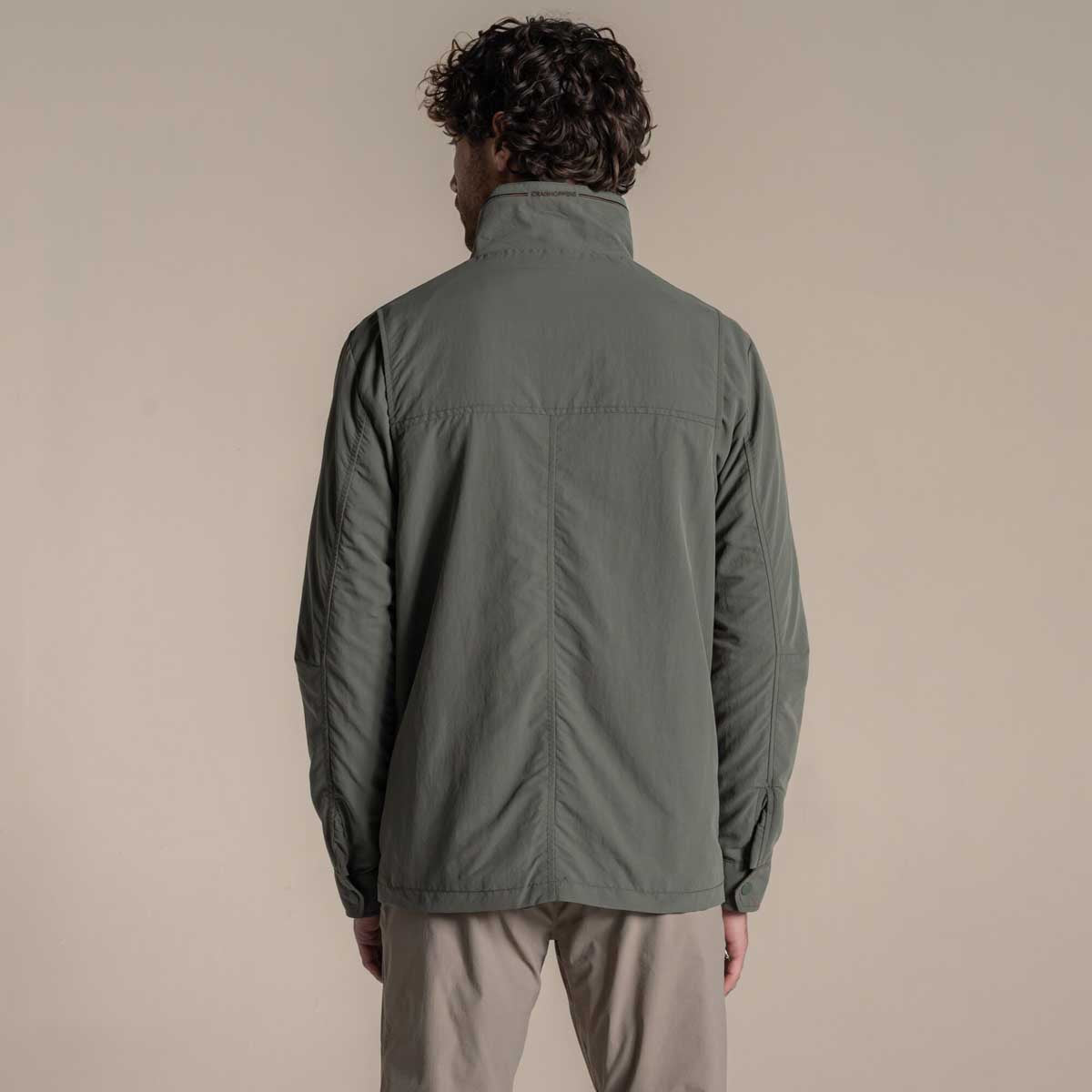Craghoppers NosiLife Adventure Jacket V - Dark Sage - Rear Craghoppers NosiLife Adventure Jacket V - Dark Sage - Rear