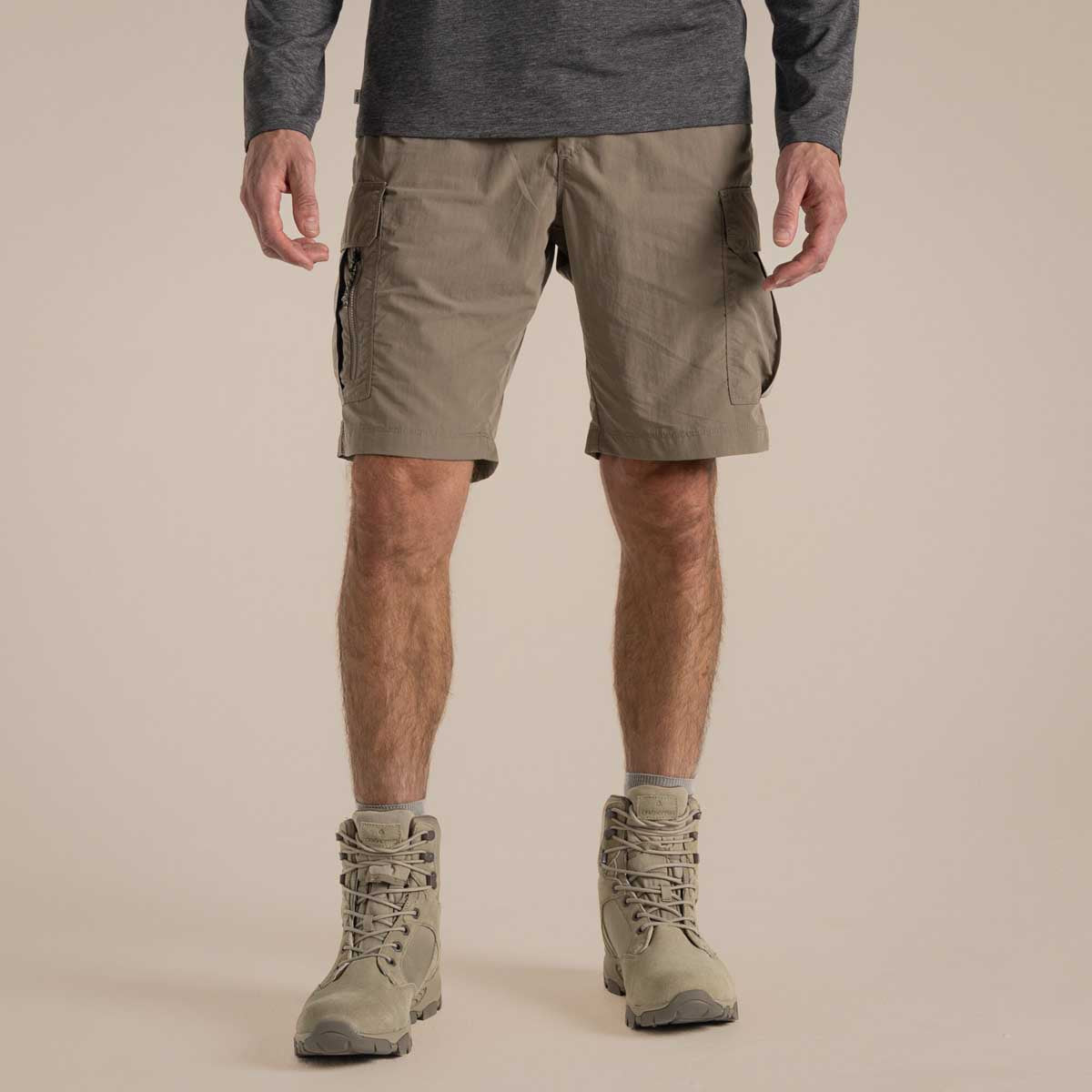 Craghoppers NosiLife Cargo Short III - Pebble Craghoppers NosiLife Cargo Short III - Pebble