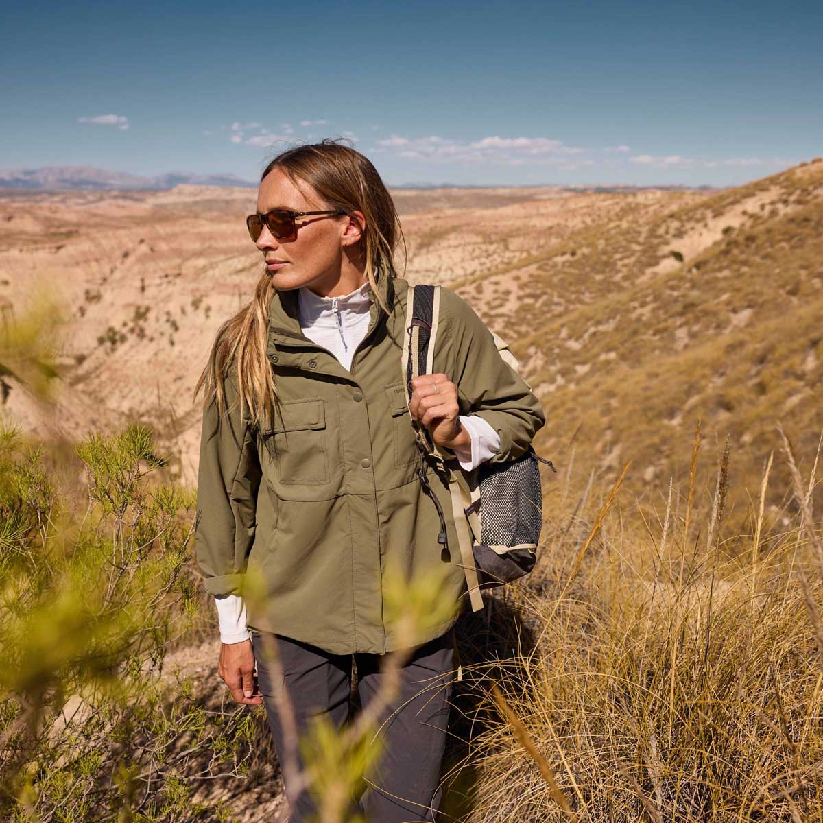 Craghoppers NosiLife Farah Women's Jacket - Wild Olive - Model Craghoppers NosiLife Farah Women's Jacket - Wild Olive - Model