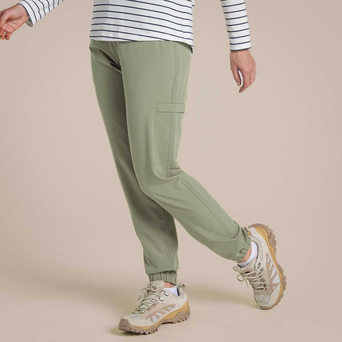 Craghoppers NosiLife Lola Women's Trousers - Vert - On Model Craghoppers NosiLife Lola Women's Trousers - Vert - On Model