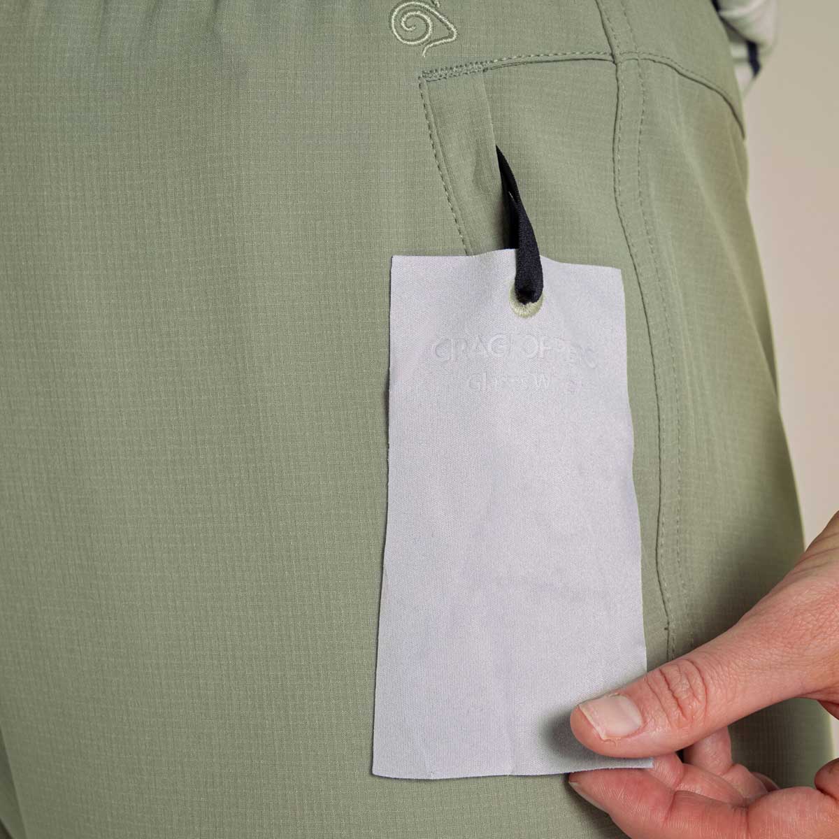 Craghoppers NosiLife Lola Women's Trousers - Vert - Polishing Cloth Craghoppers NosiLife Lola Women's Trousers - Vert - Polishing Cloth