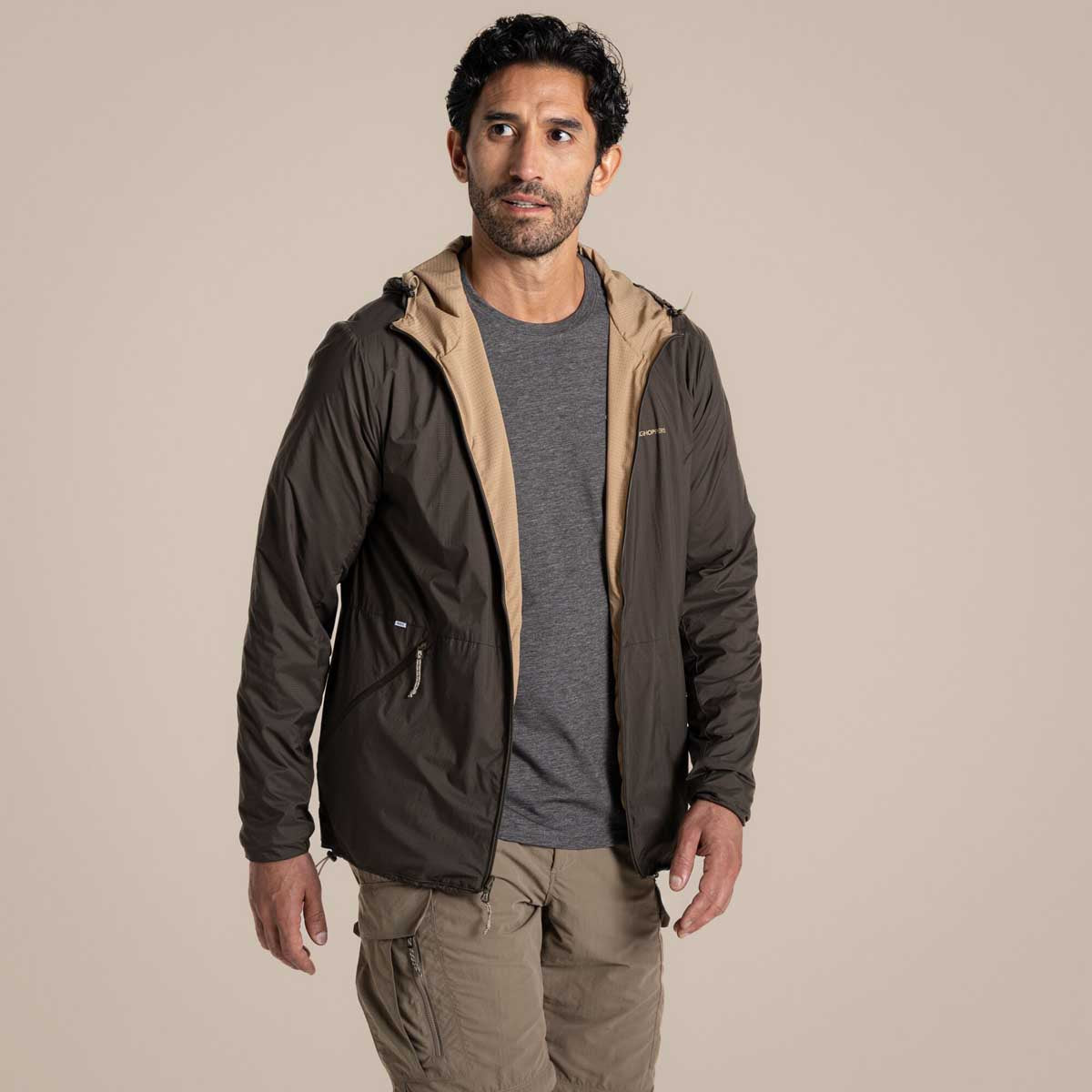 Craghoppers NosiLife Ovis Reversible Jacket - Woodland Green/Earthenware Craghoppers NosiLife Ovis Reversible Jacket - Woodland Green/Earthenware