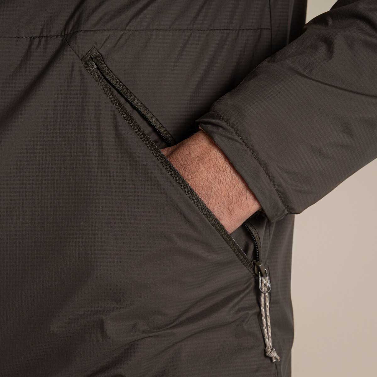 Craghoppers NosiLife Ovis Reversible Jacket - Woodland Green/Earthenware - Pocket Craghoppers NosiLife Ovis Reversible Jacket - Woodland Green/Earthenware - Pocket