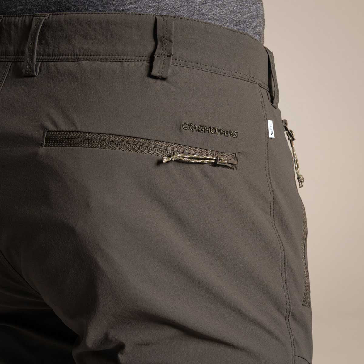 Craghoppers NosiLife Pro Trouser III - Woodland Green - Rear Pocket Craghoppers NosiLife Pro Trouser III - Woodland Green - Rear Pocket