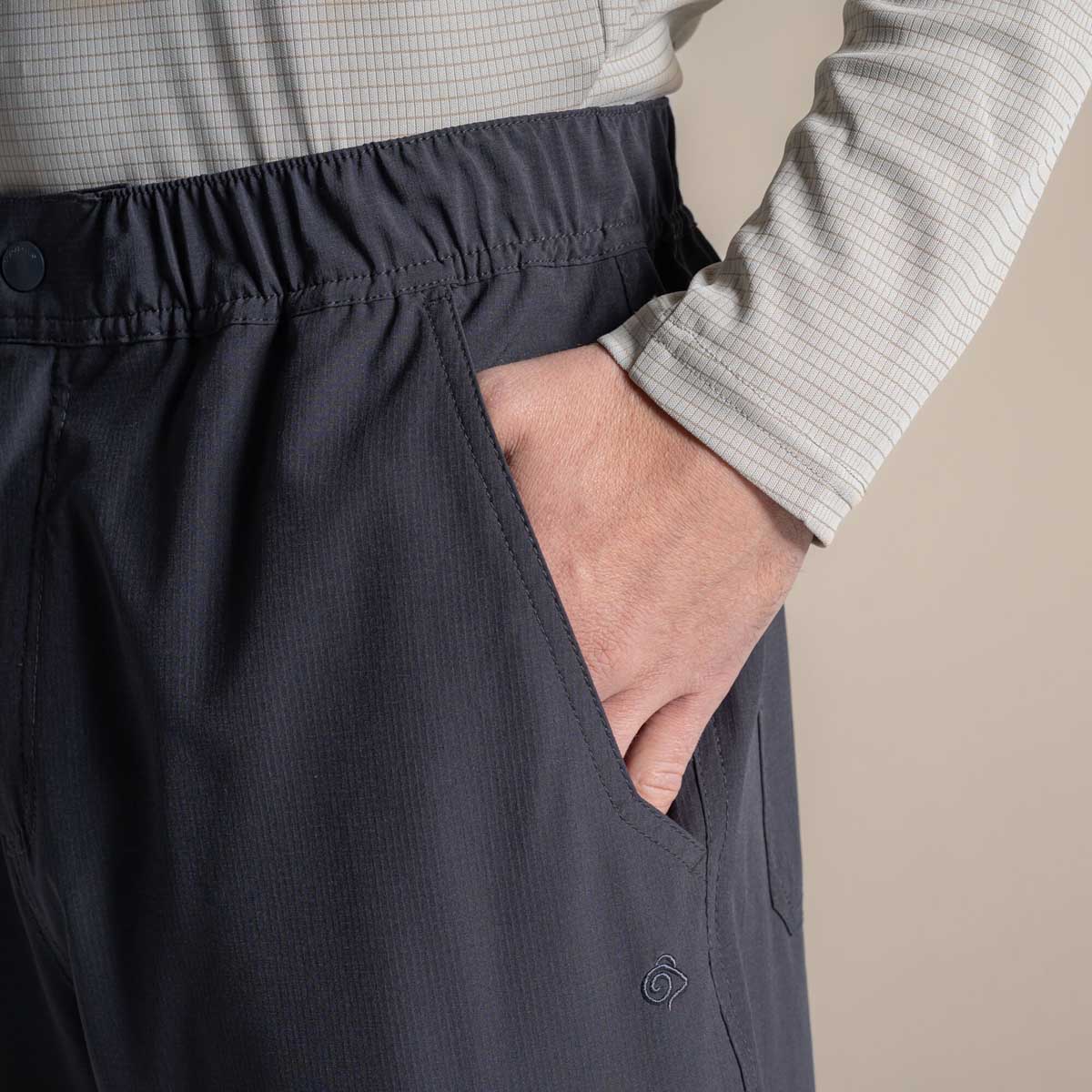 Craghoppers NosiLife Socco Trouser - Dark Iron - Pocket Craghoppers NosiLife Socco Trouser - Dark Iron - Pocket