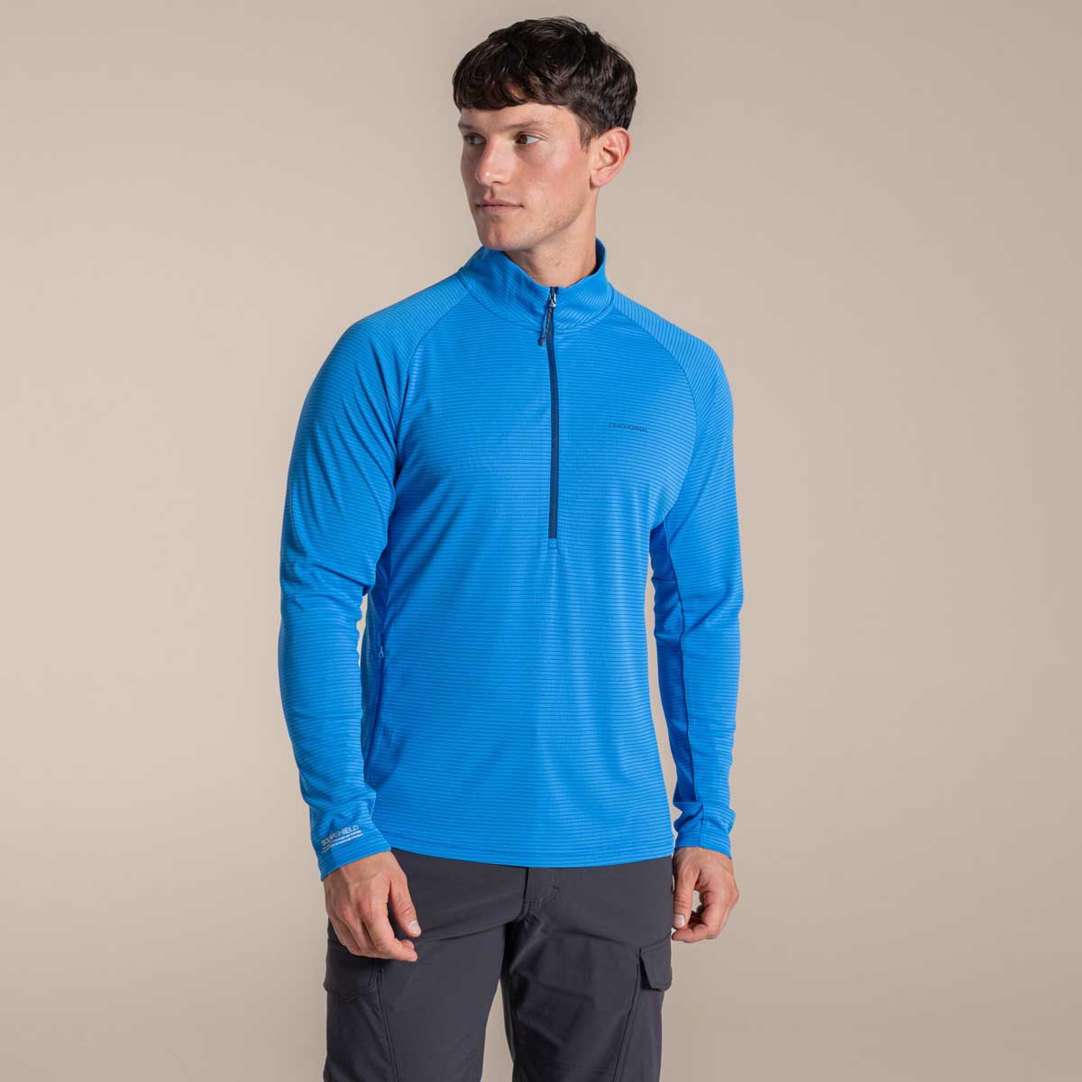 Craghoppers NosiLife Solarshield+ Half Zip - Azure Sky Craghoppers NosiLife Solarshield+ Half Zip - Azure Sky