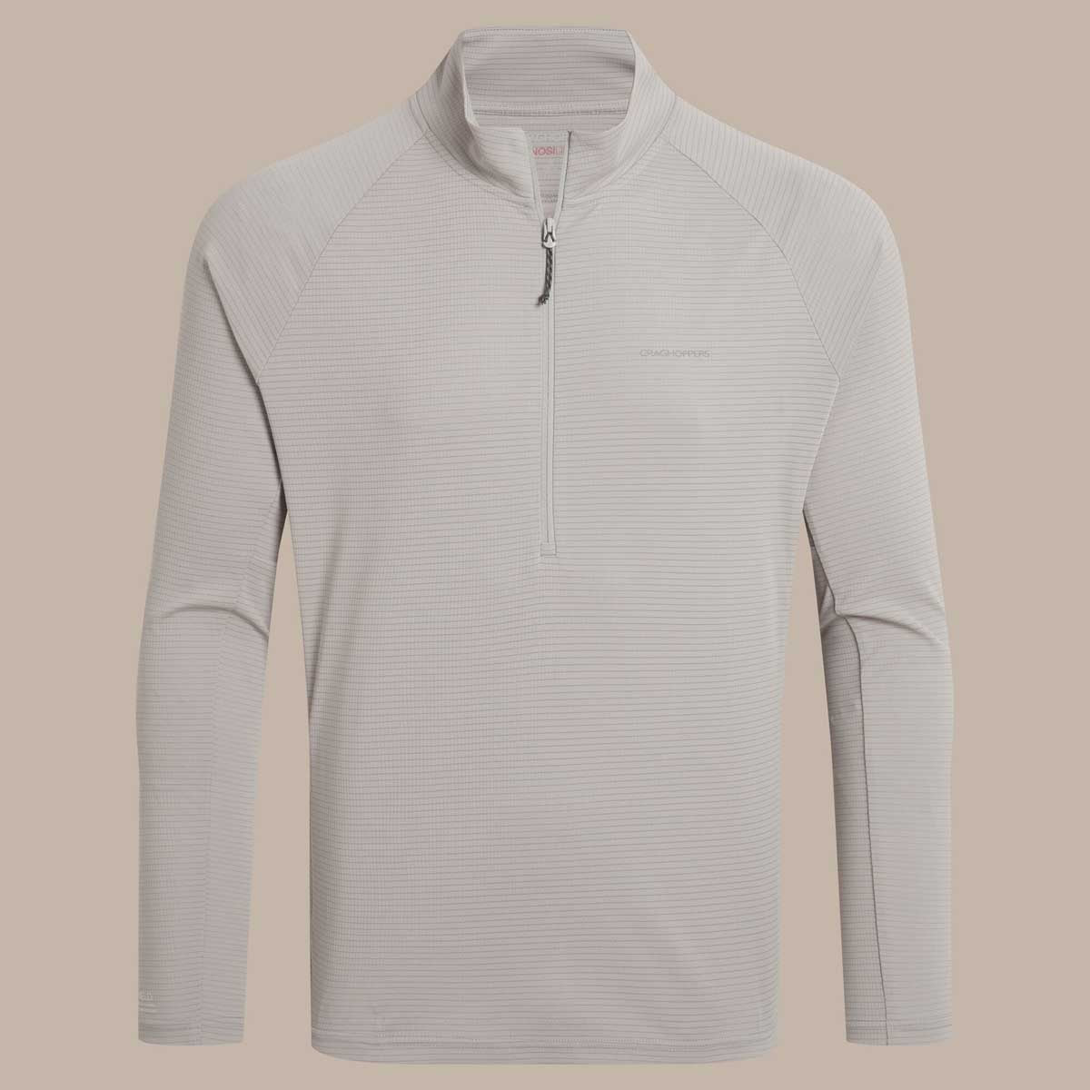 Craghoppers NosiLife Solarshield+ Half Zip - Parchment Craghoppers NosiLife Solarshield+ Half Zip - Parchment