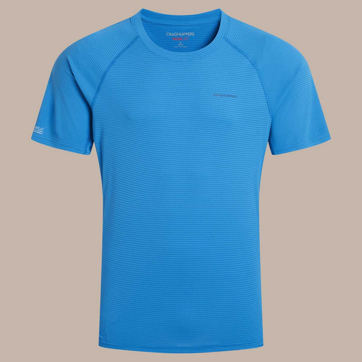 Craghoppers NosiLife Solarshield+ Short Sleeved T-Shirt - Azure Sky Craghoppers NosiLife Solarshield+ Short Sleeved T-Shirt - Azure Sky