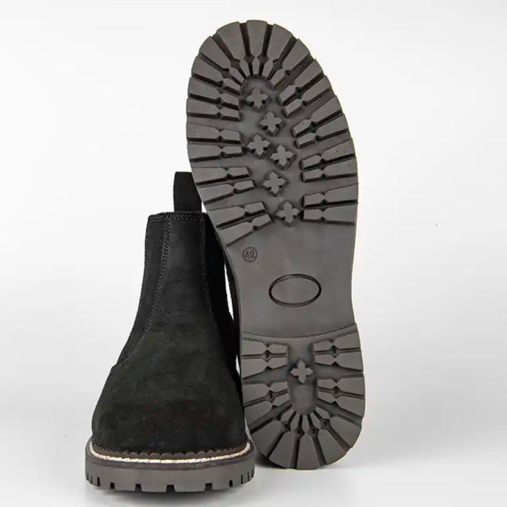 Dedito Omnio Boot - Black Suede - Front and Sole Dedito Omnio Boot - Black Suede - Front and Sole
