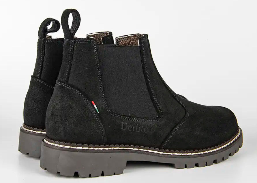 Dedito Omnio Boot - Black Suede - Side Dedito Omnio Boot - Black Suede - Side