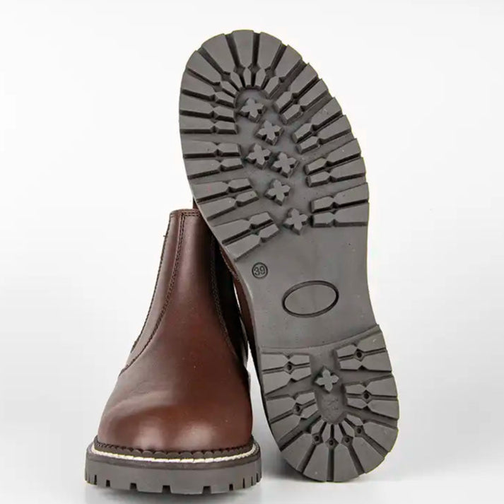 Dedito Omnio Boot - Brown Leather - Front and Sole Dedito Omnio Boot - Brown Leather - Front and Sole