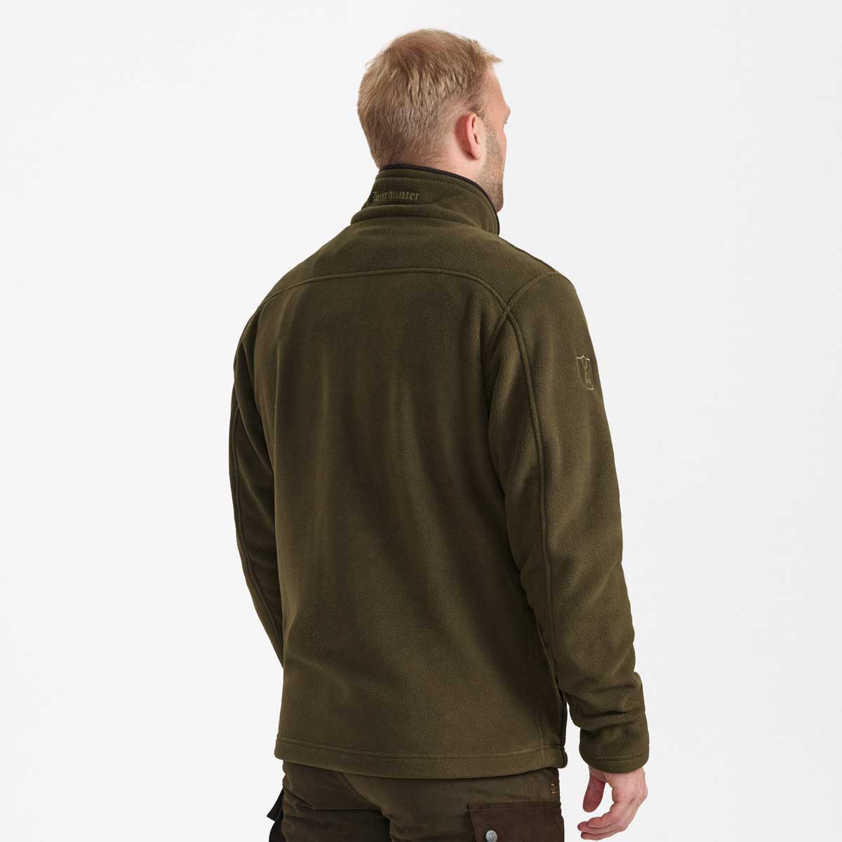 Deerhunter Eagle Fleece Jacket - On Model - Rear Deerhunter Eagle Fleece Jacket - On Model - Rear