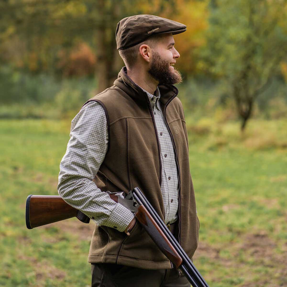 Deerhunter Eagle Fleece Waistcoat - On Model Deerhunter Eagle Fleece Waistcoat - On Model