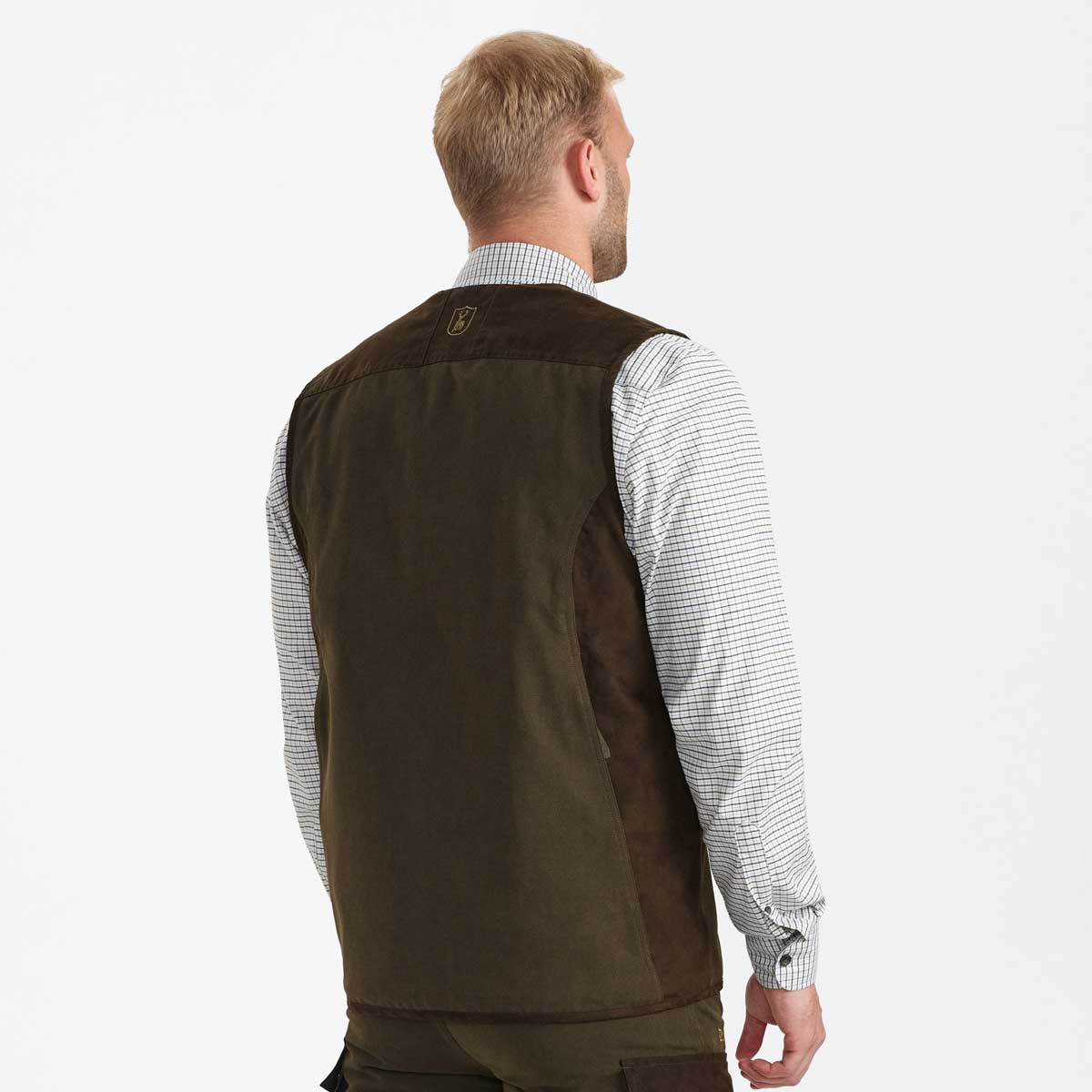 Deerhunter Eagle Waistcoat - On Model - Rear Deerhunter Eagle Waistcoat - On Model - Rear