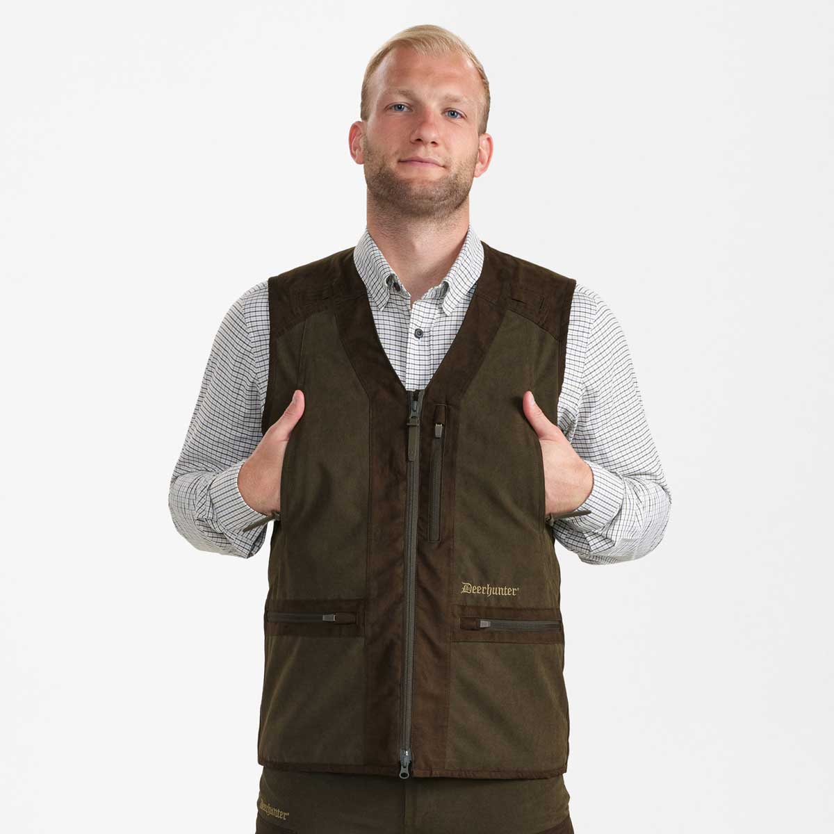 Deerhunter Eagle Waistcoat - On Model Deerhunter Eagle Waistcoat - On Model