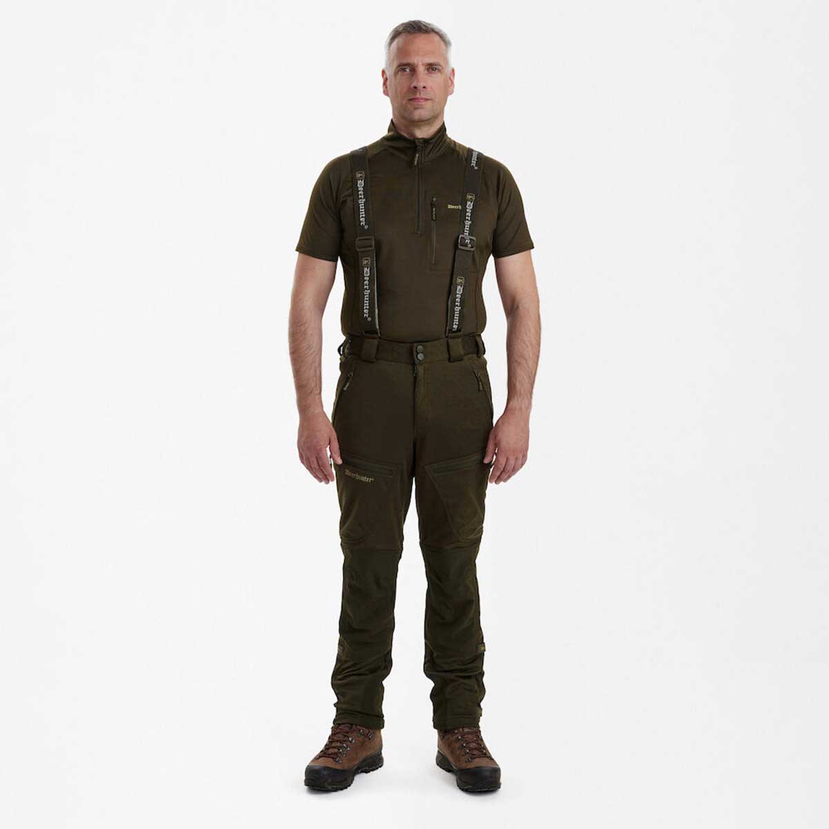Deerhunter Excape Softshell Trousers - on model Deerhunter Excape Softshell Trousers - on model