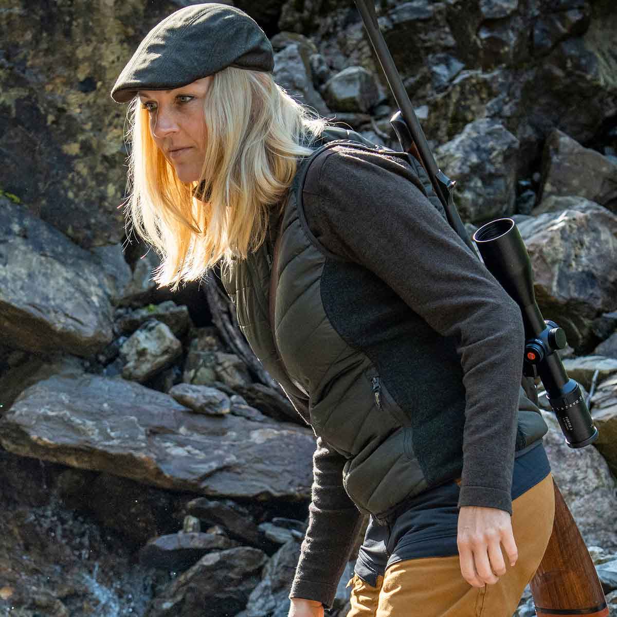 Deerhunter Lady Caroline Padded Waistcoat with Knit - lifestyle Deerhunter Lady Caroline Padded Waistcoat with Knit - lifestyle