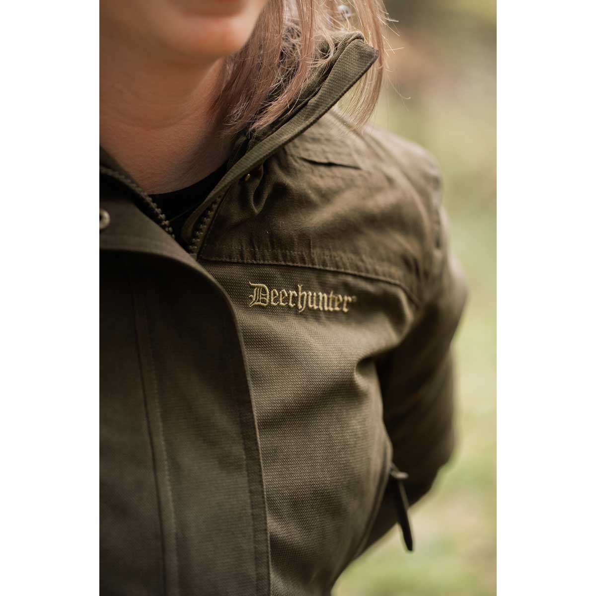 Deerhunter Lady Eagle Winter Jacket - Chest detail Deerhunter Lady Eagle Winter Jacket - Chest detail