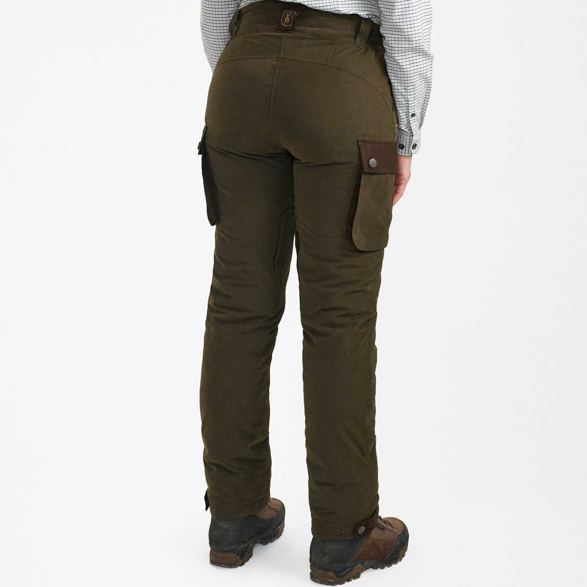Deerhunter Lady Eagle Winter Trousers - On Model - Rear Deerhunter Lady Eagle Winter Trousers - On Model - Rear