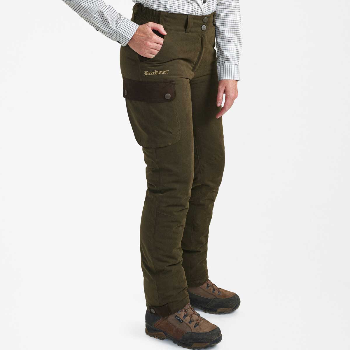 Deerhunter Lady Eagle Winter Trousers - On Model Deerhunter Lady Eagle Winter Trousers - On Model