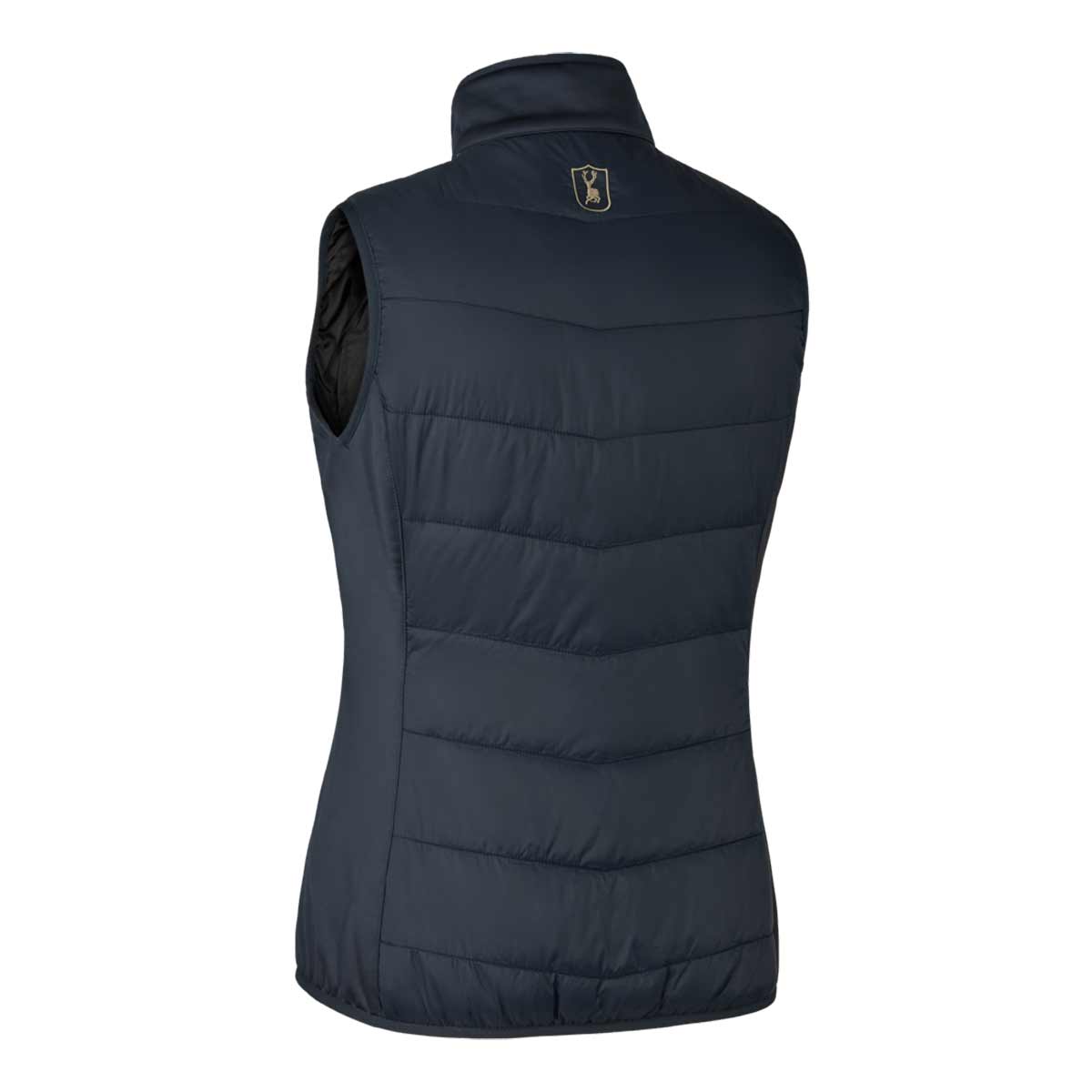 Deerhunter Lady Heat Padded Waistcoat - Dark Blue - Rear Deerhunter Lady Heat Padded Waistcoat - Dark Blue - Rear
