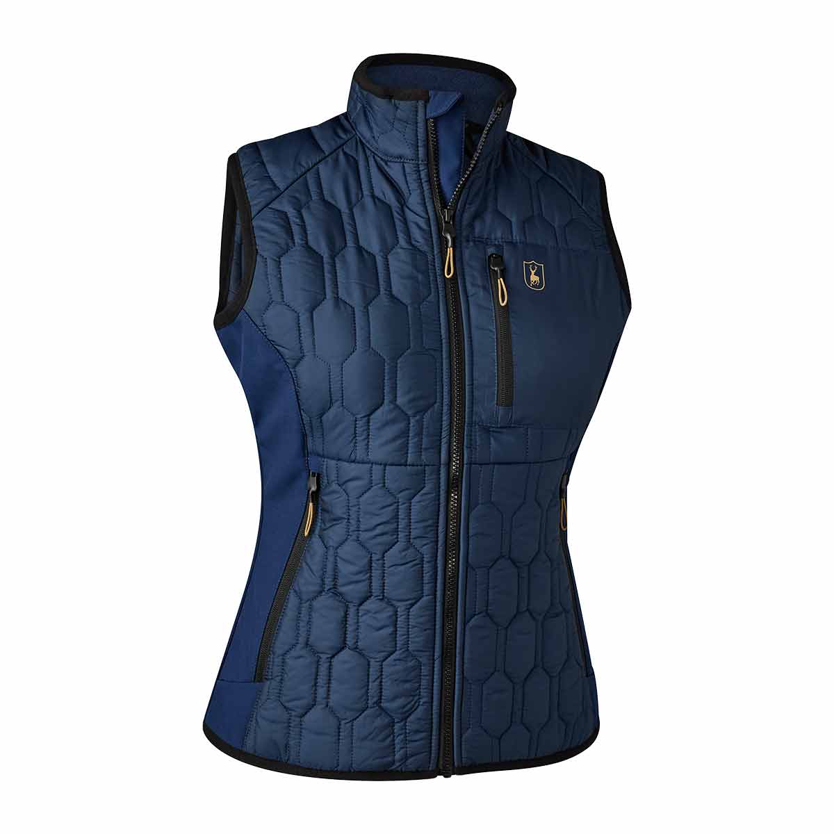 Deerhunter Lady Mossdale Quilted Waistcoat - Dress Blues - Rear Deerhunter Lady Mossdale Quilted Waistcoat - Dress Blues - Rear