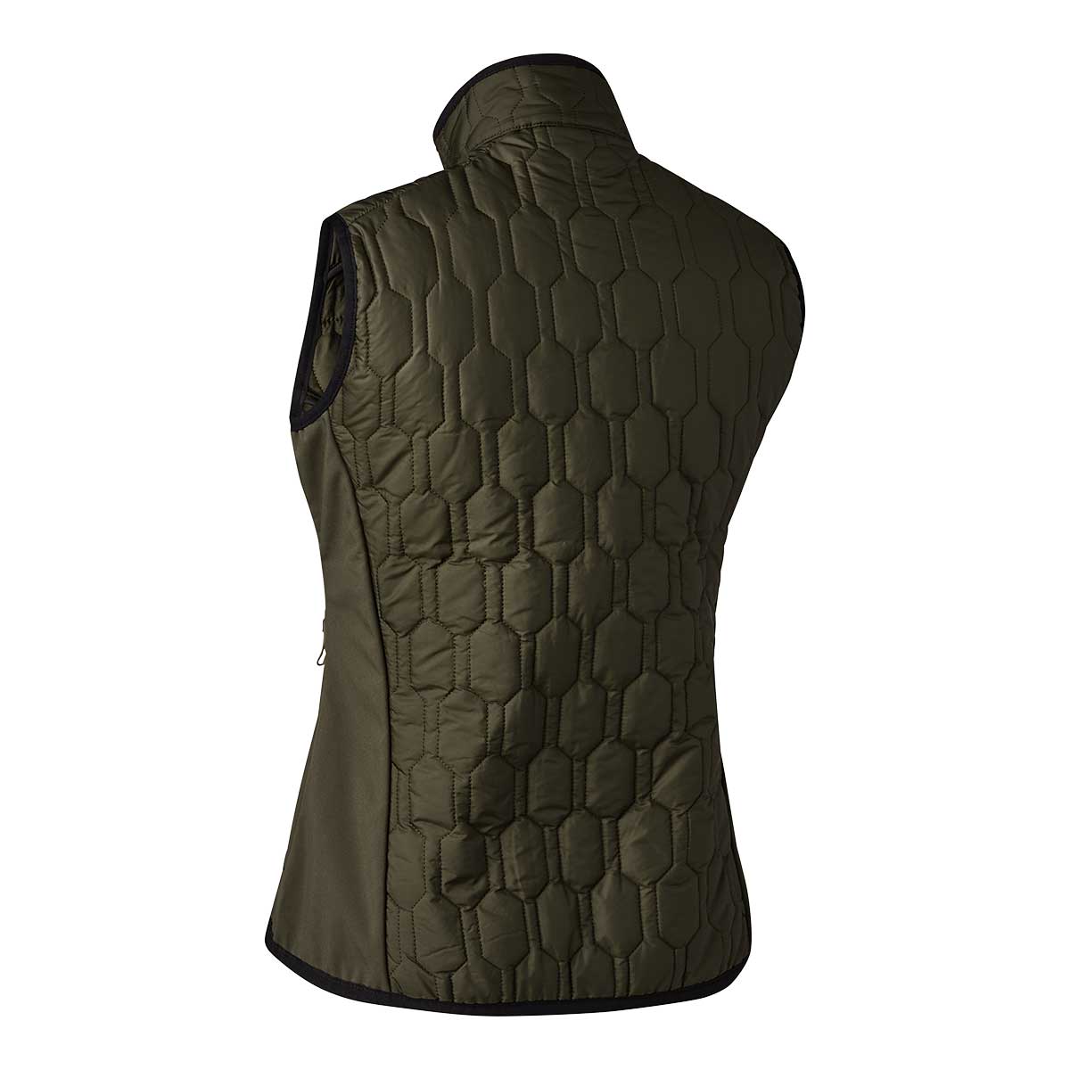 Deerhunter Lady Mossdale Quilted Waistcoat - Forest Green - Rear Deerhunter Lady Mossdale Quilted Waistcoat - Forest Green - Rear