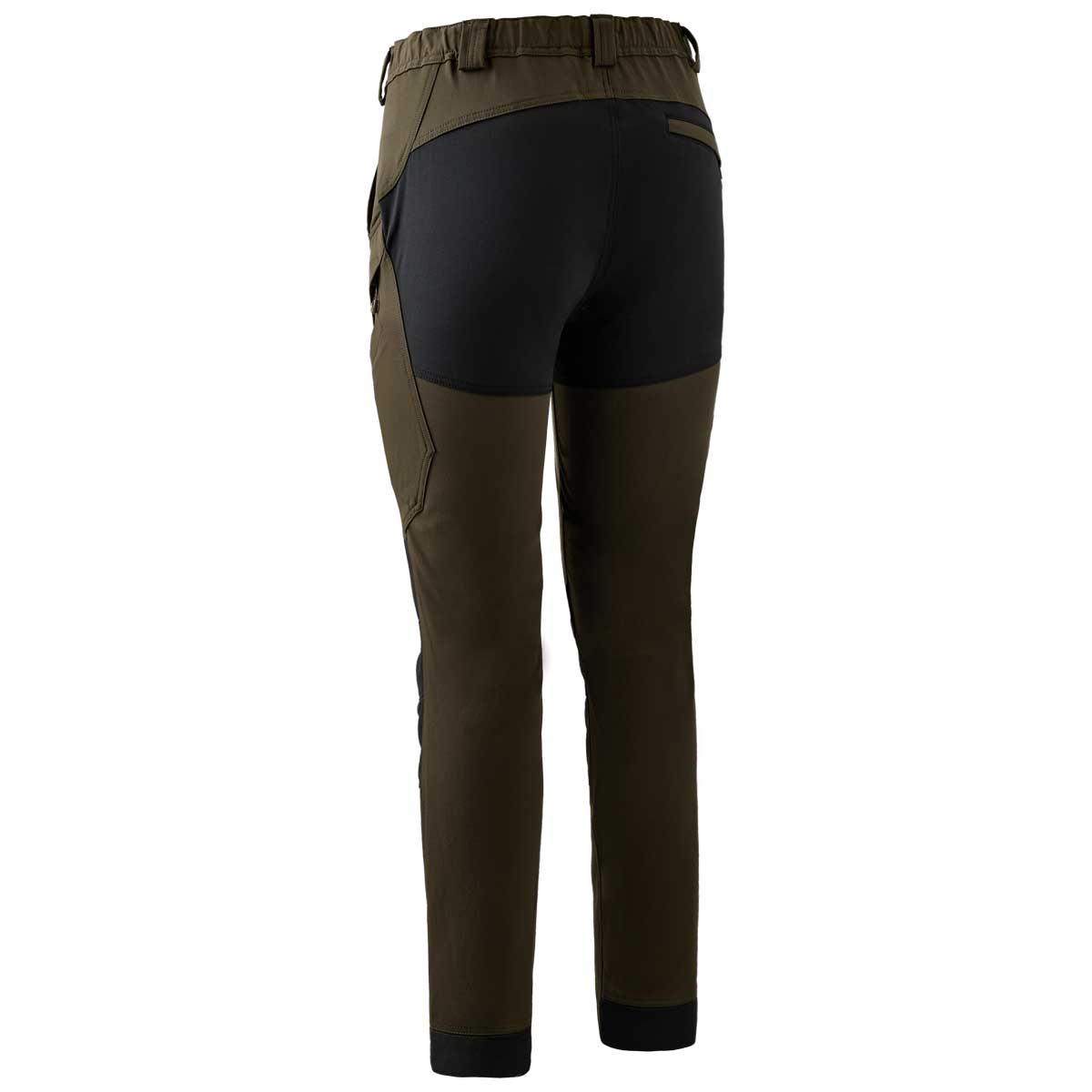 Deerhunter Lady Northward Trousers - Bark Green/Black - Rear Deerhunter Lady Northward Trousers - Bark Green/Black - Rear