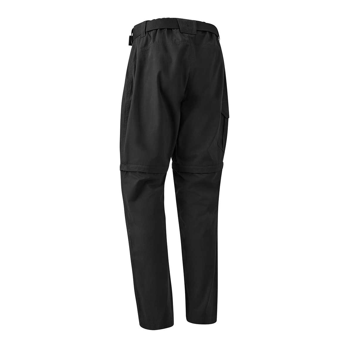 Deerhunter Lady Slogen Zip-off Trousers - Black - Rear Deerhunter Lady Slogen Zip-off Trousers - Black - Rear