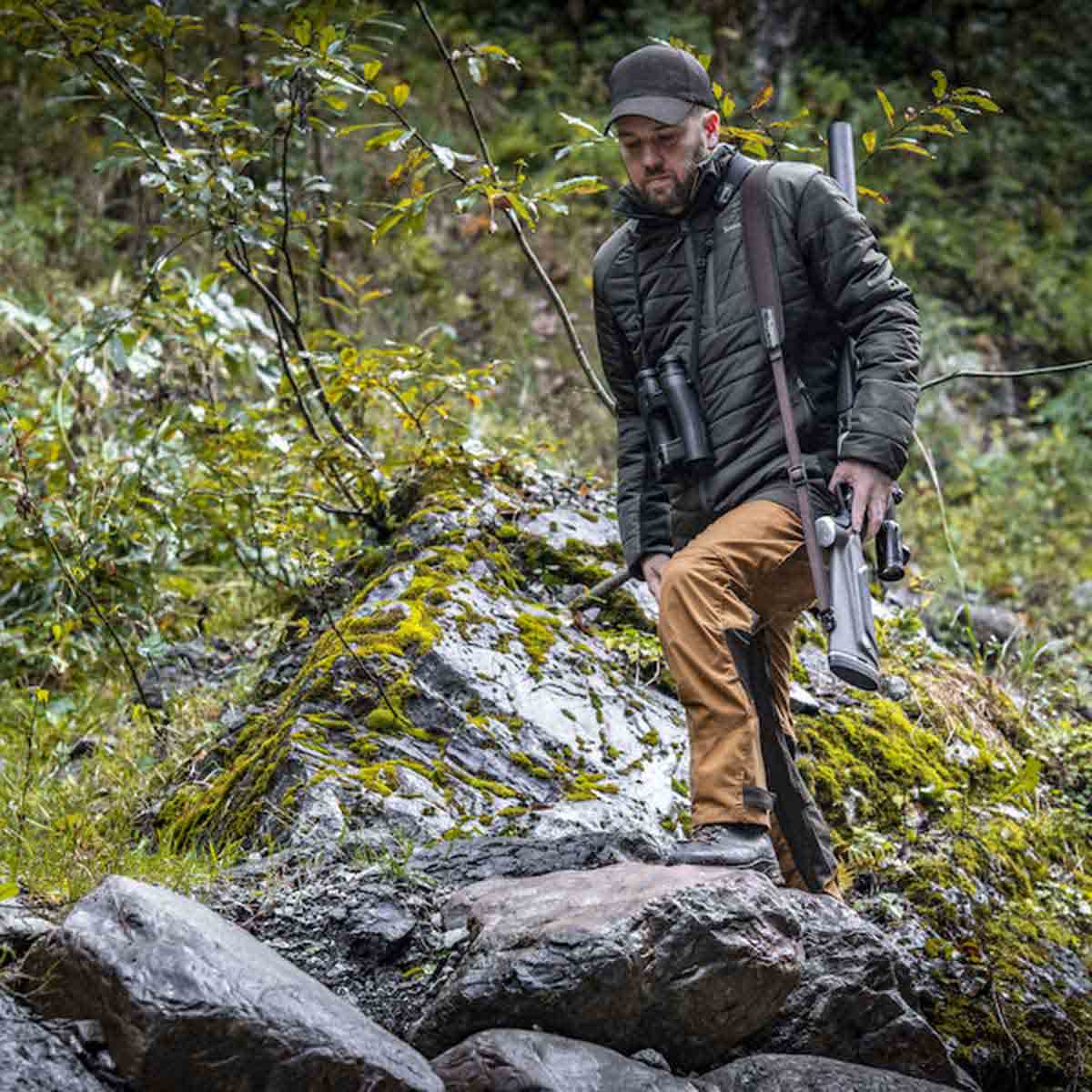 Deerhunter Moor Padded Jacket with Softshell - lifestyle Deerhunter Moor Padded Jacket with Softshell - lifestyle