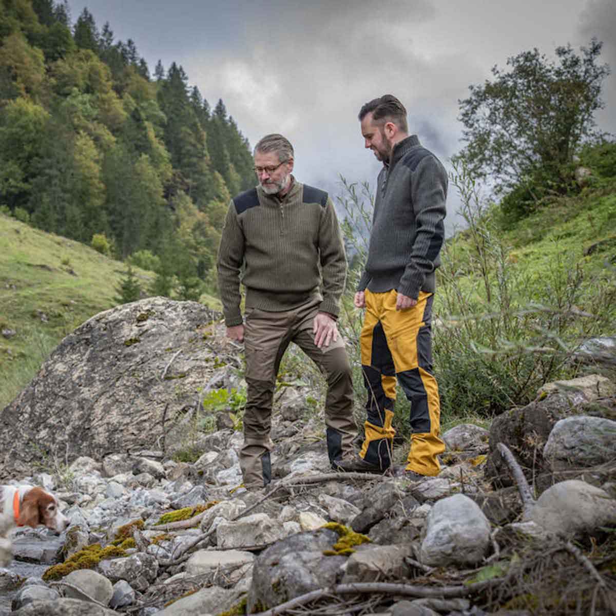 Deerhunter Rogaland Stretch Trousers With Contrast - lifestyle Deerhunter Rogaland Stretch Trousers With Contrast - lifestyle