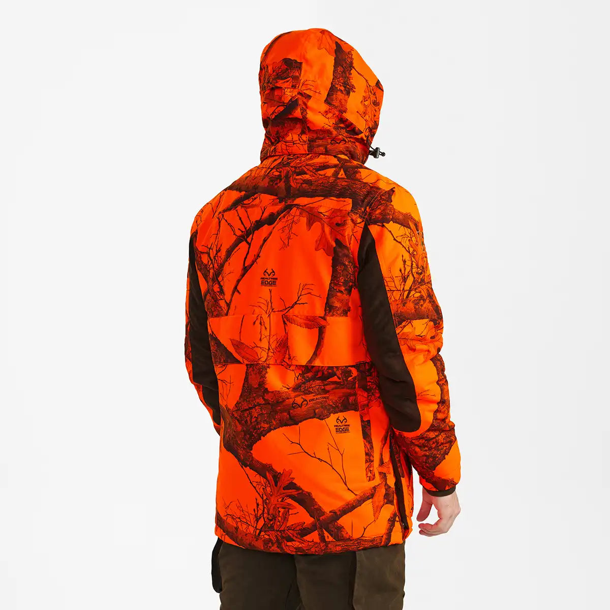 Deerhunter Eagle Winter Jacket - Realtree Edge® Orange - Back On Model Deerhunter Eagle Winter Jacket - Realtree Edge® Orange - Back On Model
