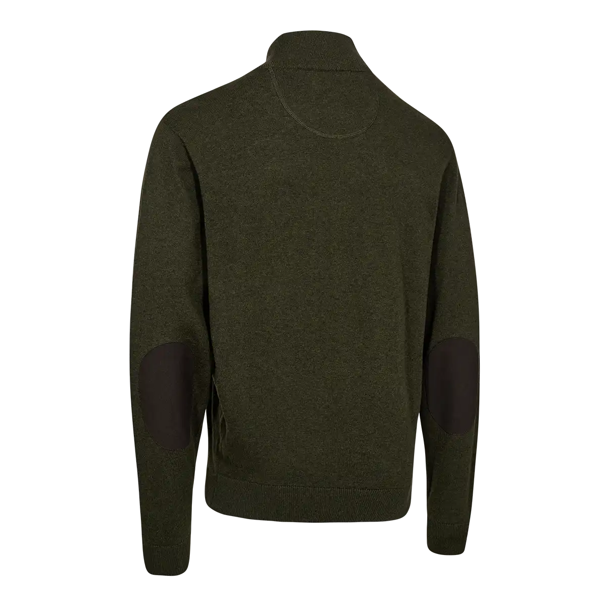 Deerhunter Harrington 1/2 Zip Knit Pullover - Forest Ember Melange - Back Deerhunter Harrington 1/2 Zip Knit Pullover - Forest Ember Melange - Back