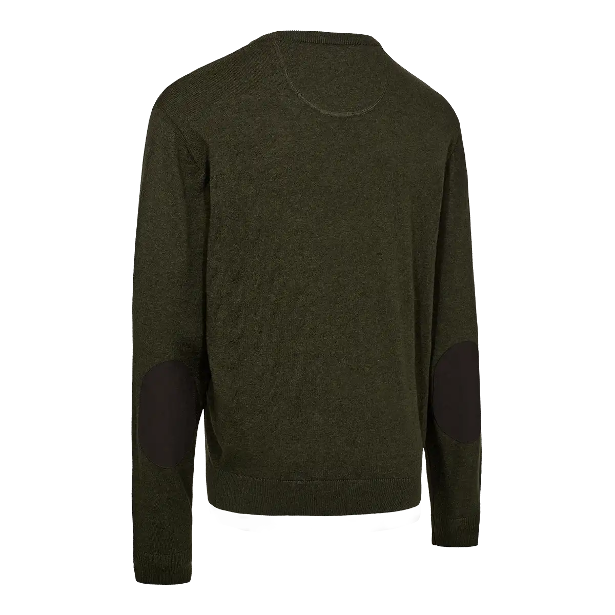 Deerhunter Harrington O-Neck Knit Pullover - Forest Ember Melange - Back Deerhunter Harrington O-Neck Knit Pullover - Forest Ember Melange - Back