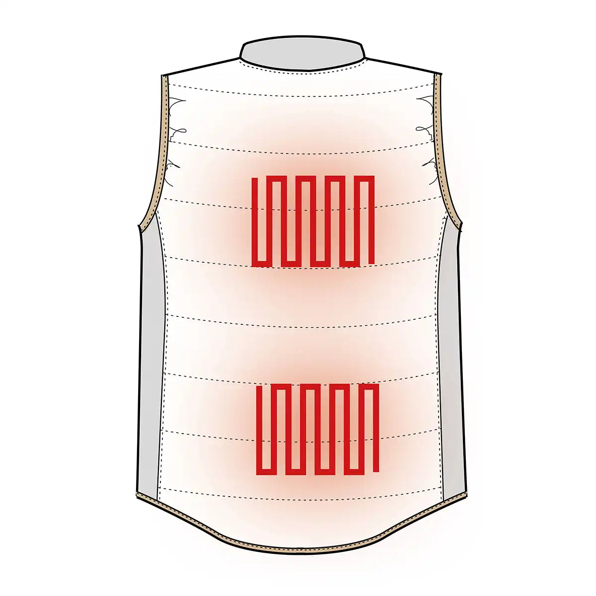 Deerhunter Heat Inner Waistcoat - Back Heat Panels Deerhunter Heat Inner Waistcoat - Back Heat Panels