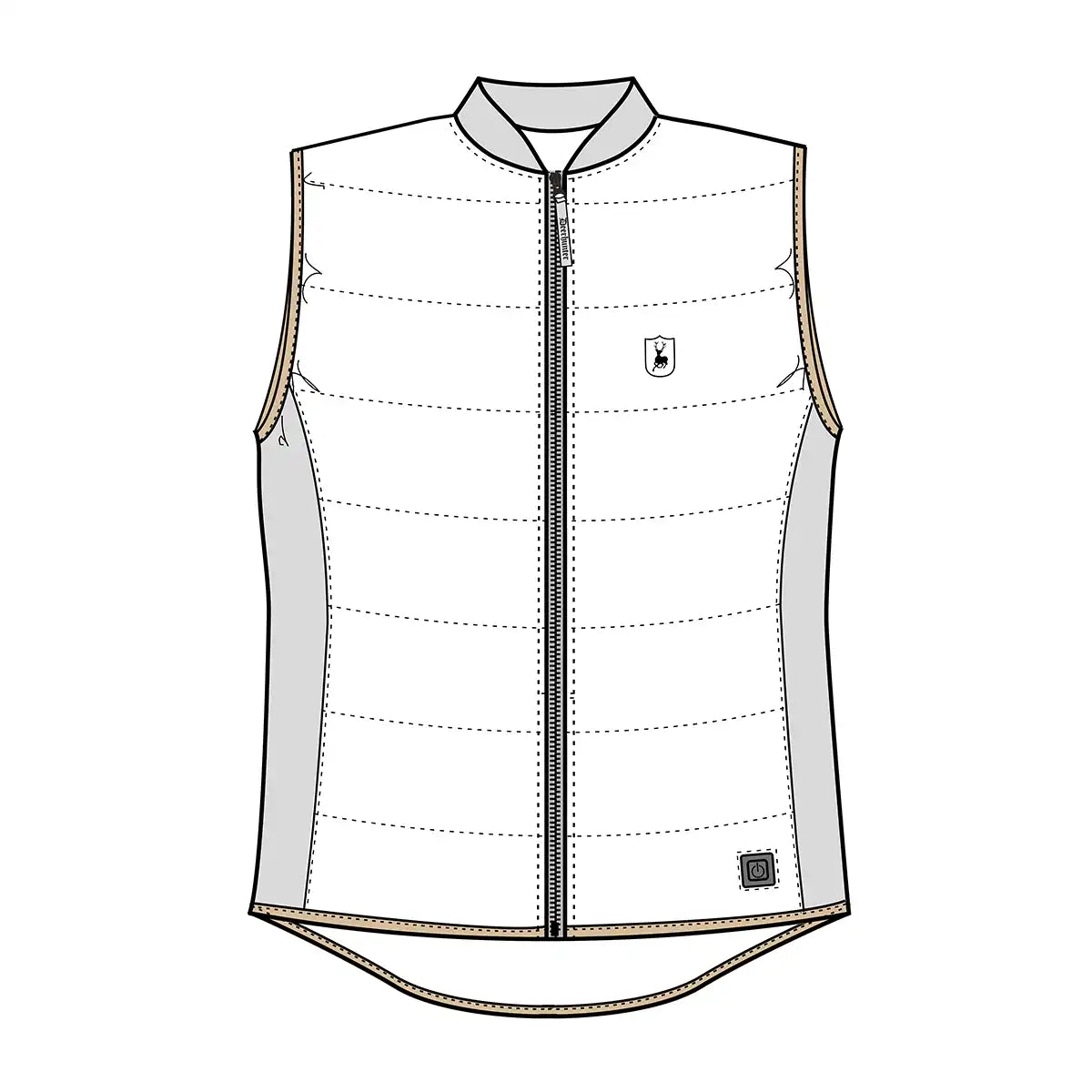 Deerhunter Heat Inner Waistcoat - Front - No Heat Deerhunter Heat Inner Waistcoat - Front - No Heat