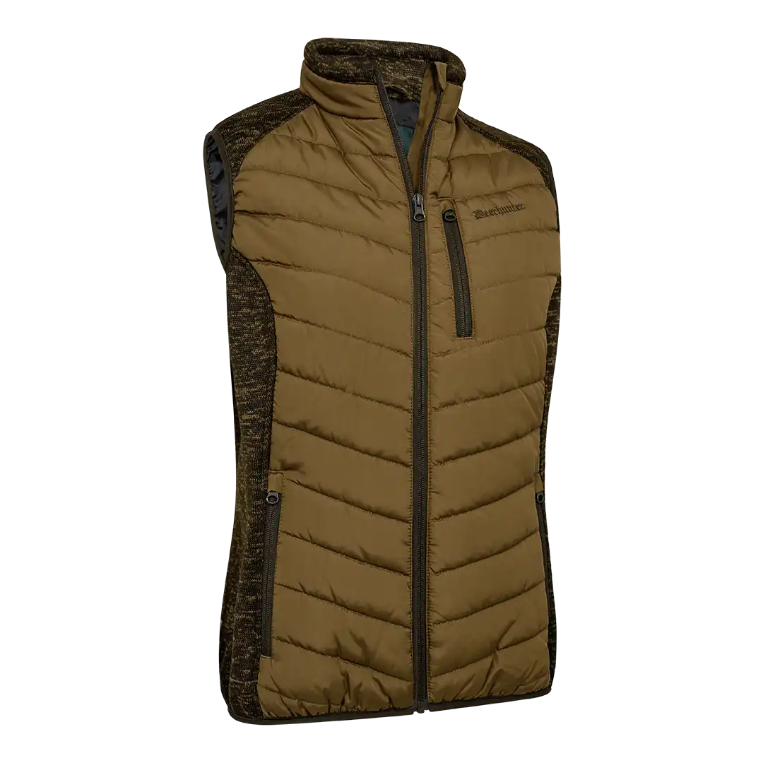 Deerhunter Lady Moor Padded Waistcoat - Butternut - Front Deerhunter Lady Moor Padded Waistcoat - Butternut - Front