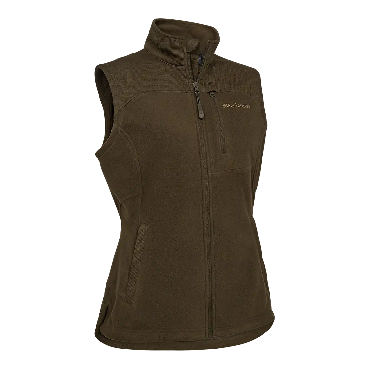 Deerhunter Lady Muflon Pro Fleece Waistcoat - Art Green - Front Deerhunter Lady Muflon Pro Fleece Waistcoat - Art Green - Front