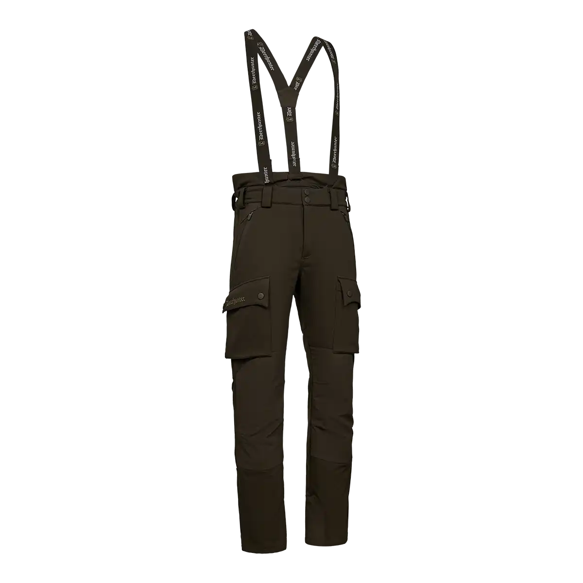 Deerhunter Muflon Pro Trousers - Art Green - Front With Braces Deerhunter Muflon Pro Trousers - Art Green - Front With Braces