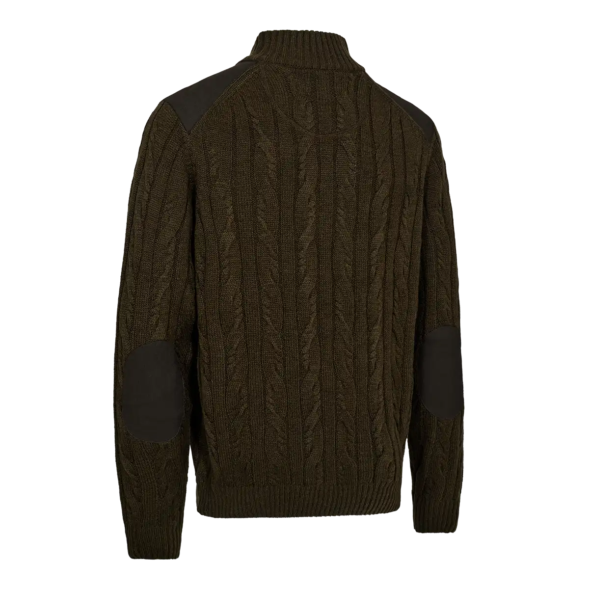 Deerhunter Randall 1/2 Zip Knit Pullover - Art Green - Back Deerhunter Randall 1/2 Zip Knit Pullover - Art Green - Back