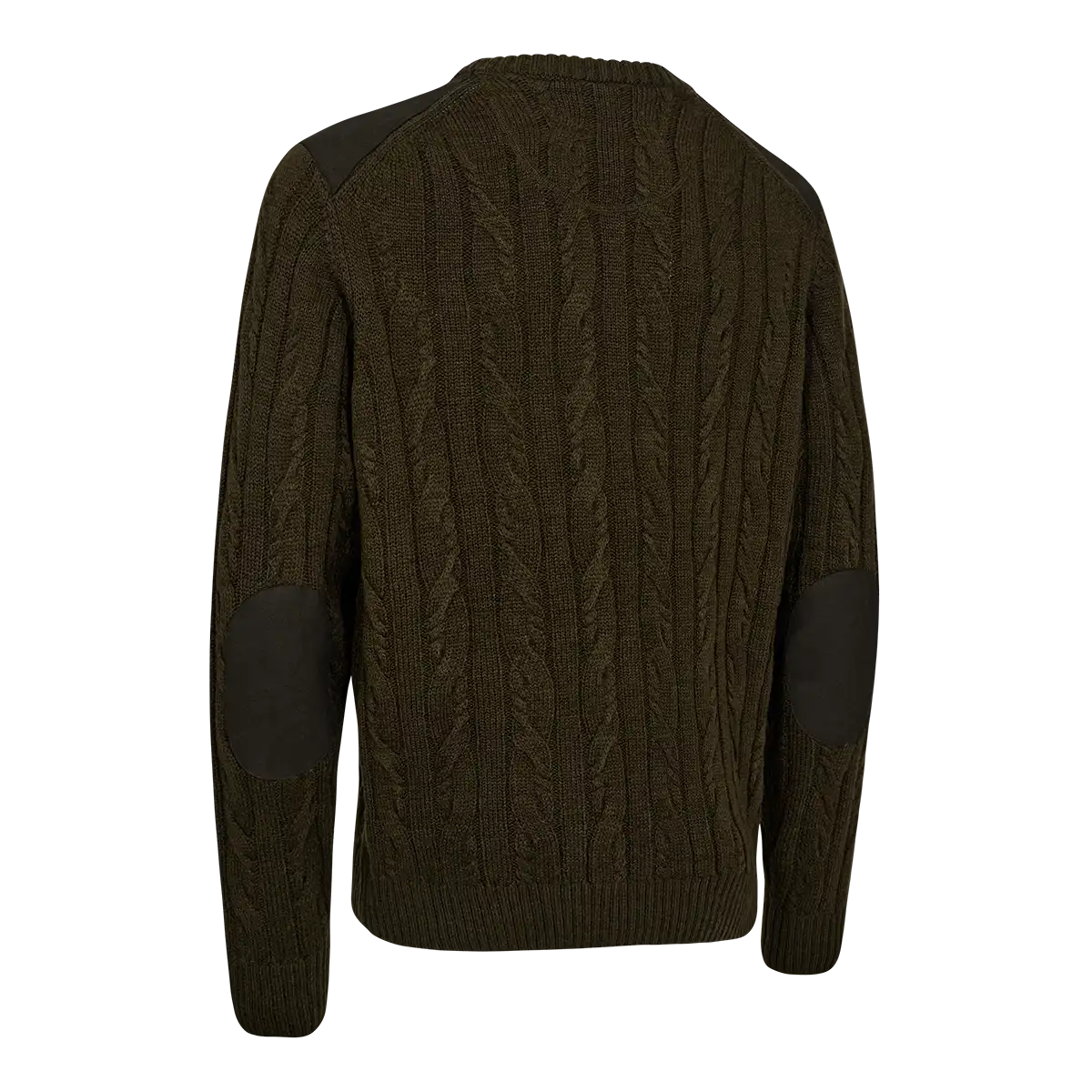 Deerhunter Randall O-Neck Knit Pullover - Art Green - Back Deerhunter Randall O-Neck Knit Pullover - Art Green - Back